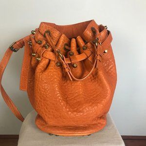 Alexander Wang Orange Diego Bucket Bag